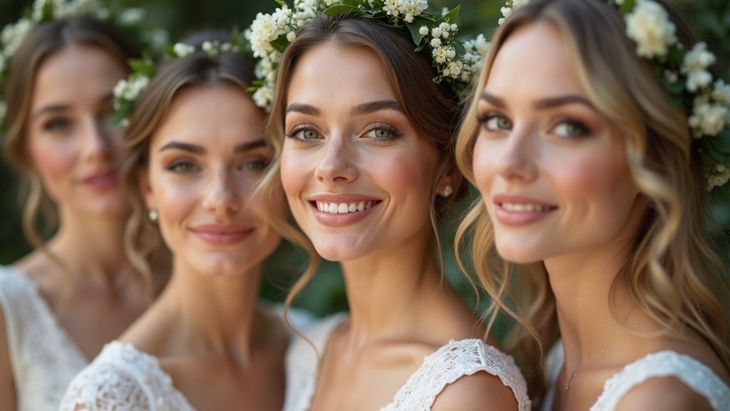 natural and elegant bridal makeup