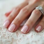 natural bridal nail designs