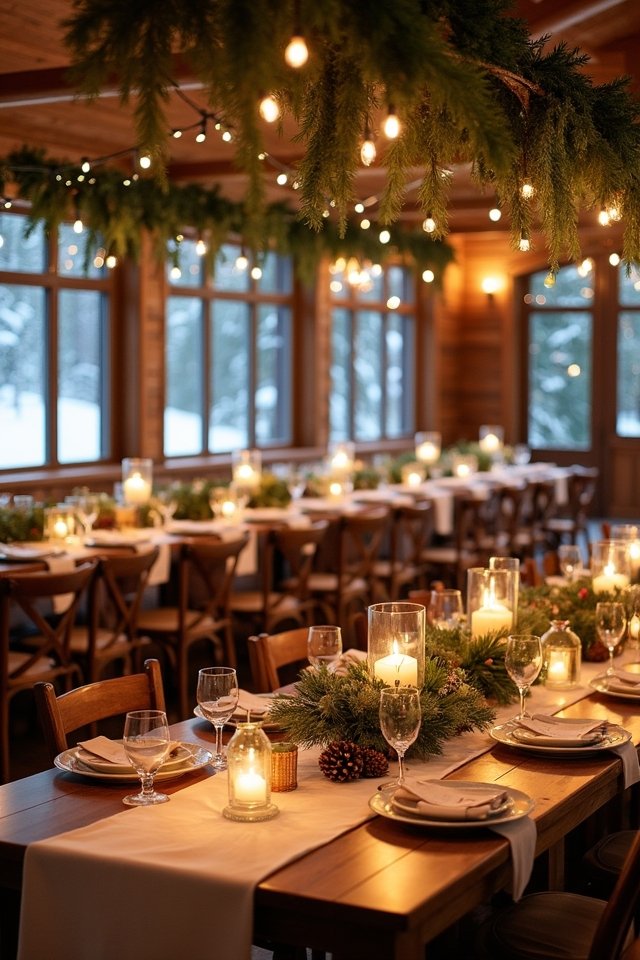 natural rustic winter wedding