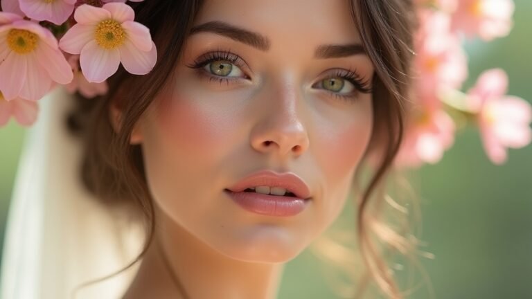 natural yet stunning bridal makeup