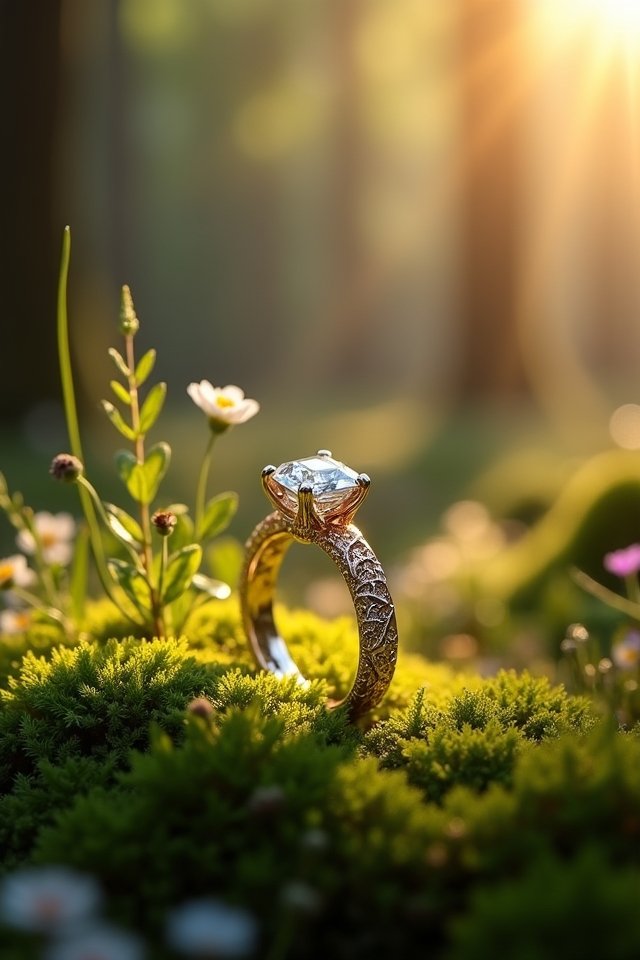 nature inspired engagement ring designs