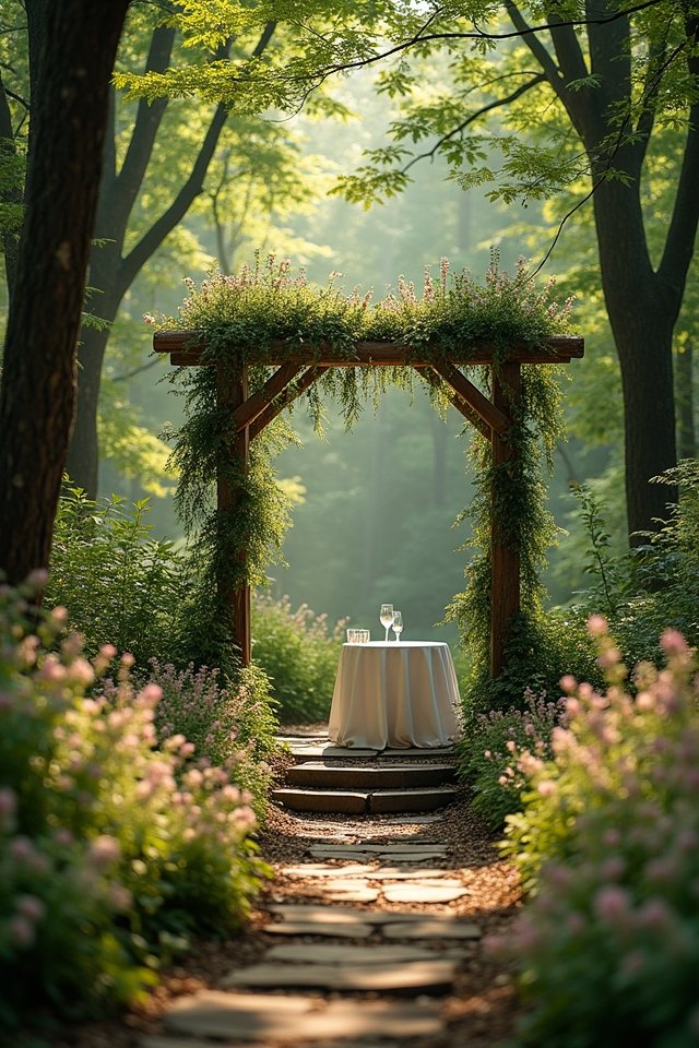 nature inspired intimate celebration