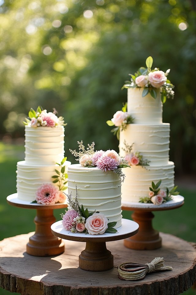 nature inspired wedding cake elegance