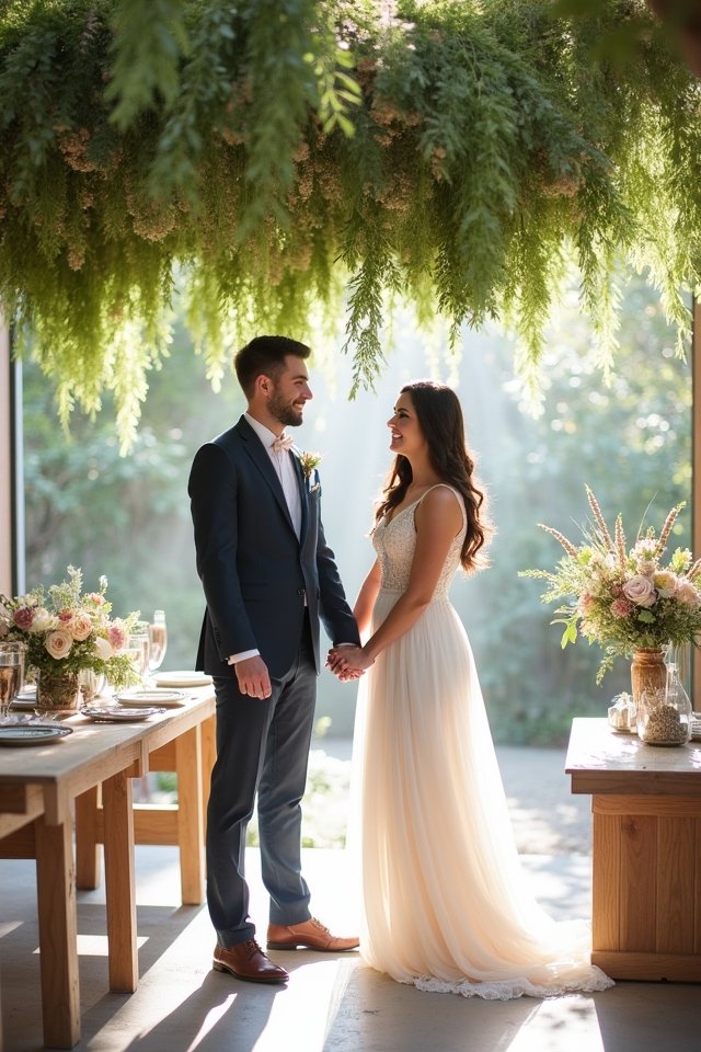 nature inspired wedding decor