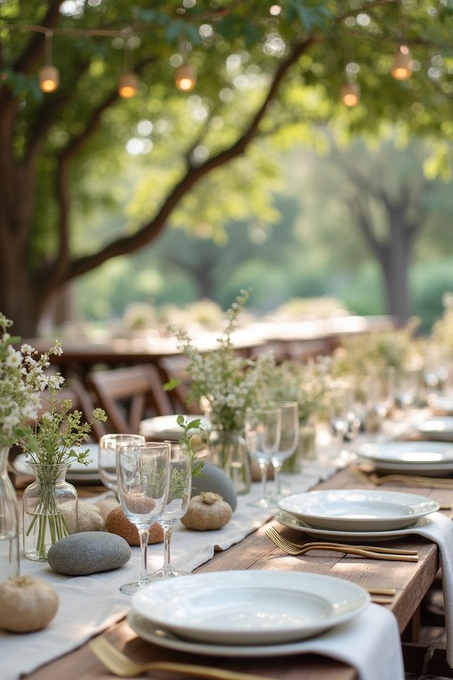 nature inspired wedding decor