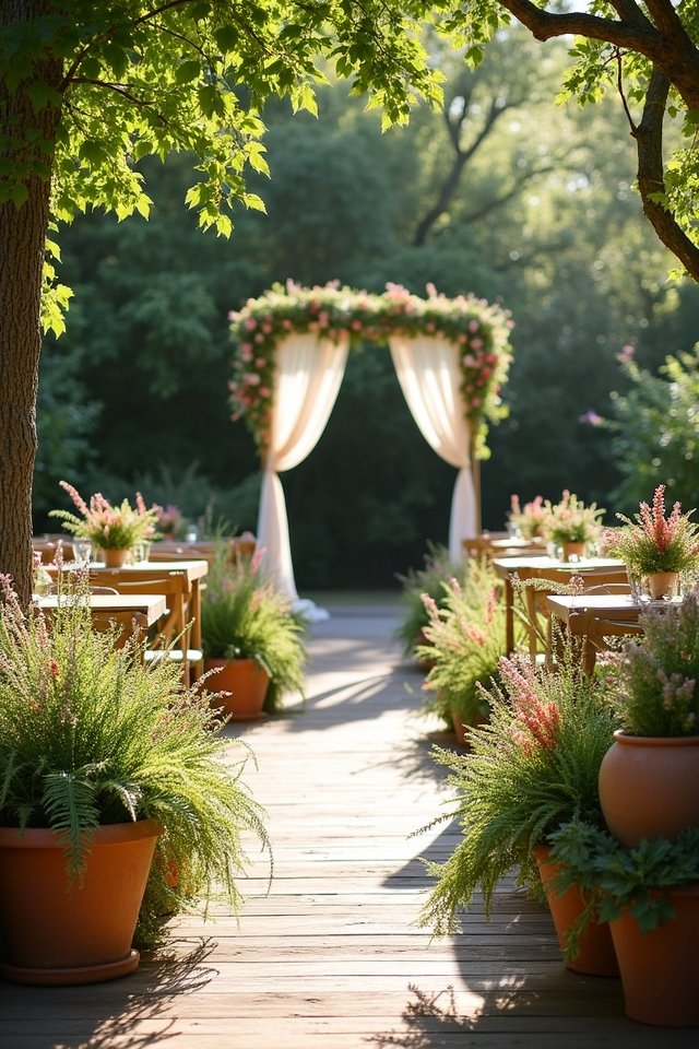 nature inspired wedding decor