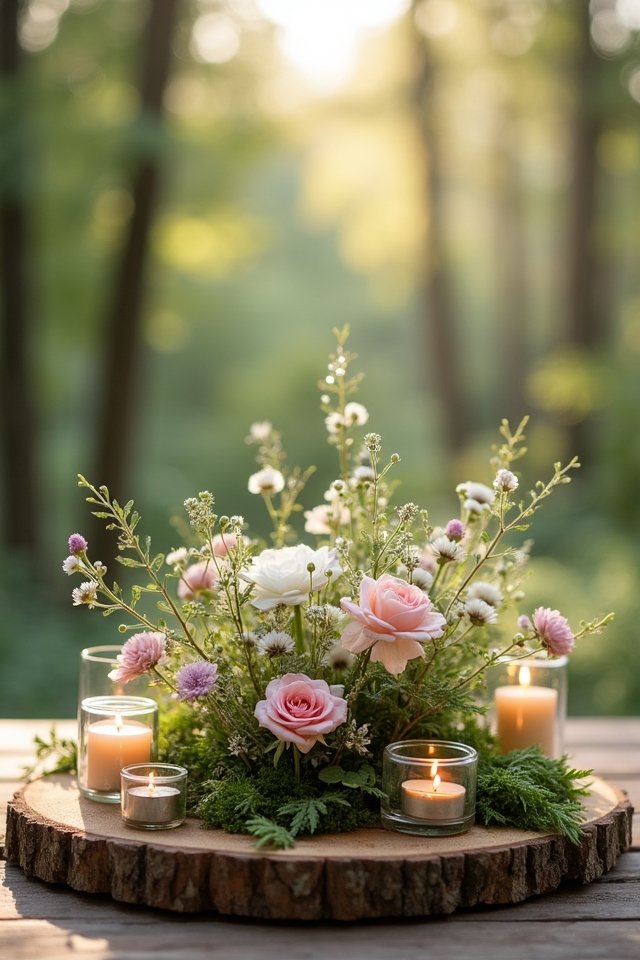 nature inspired wedding decor