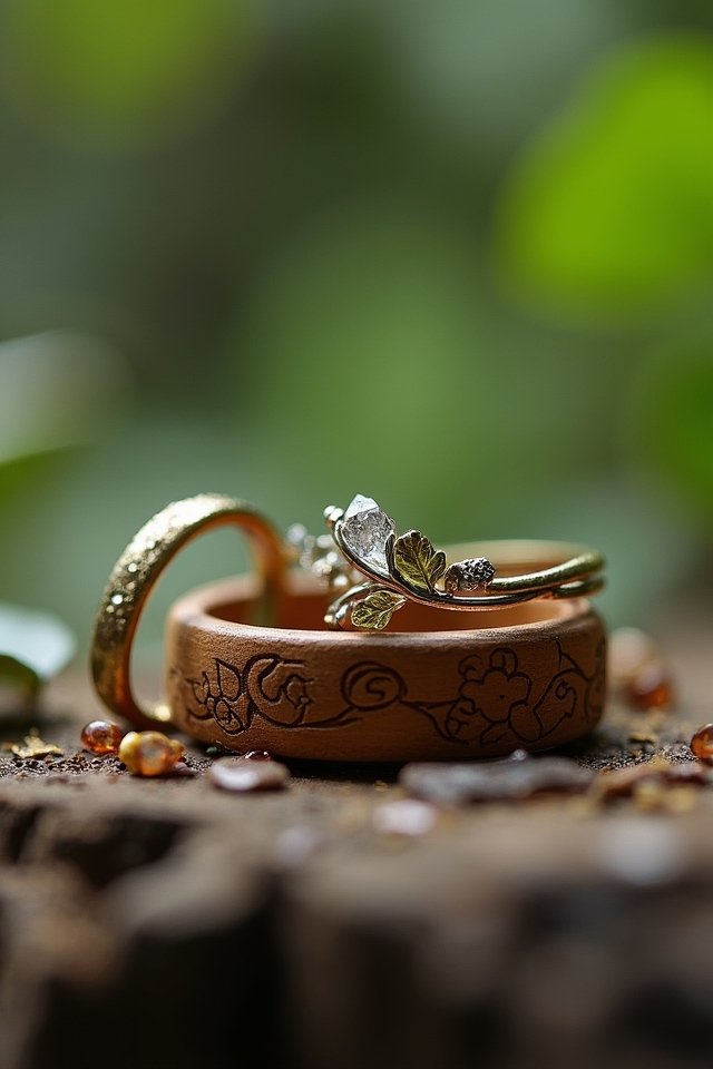 nature inspired wedding ring designs