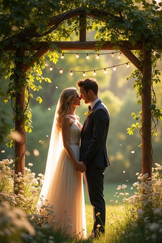 nature s magical wedding backdrop