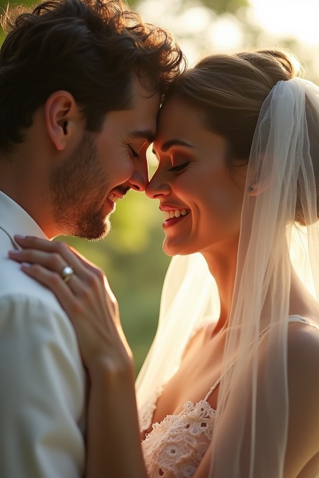 nervous excitement before kiss