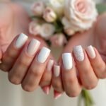 neutral bridesmaid nail ideas
