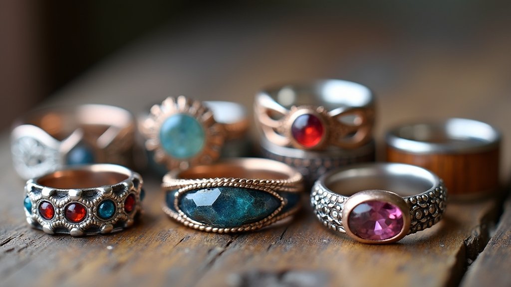 non traditional unique marriage rings