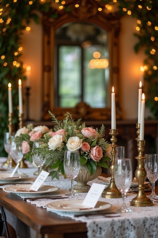 nostalgic antique wedding decor