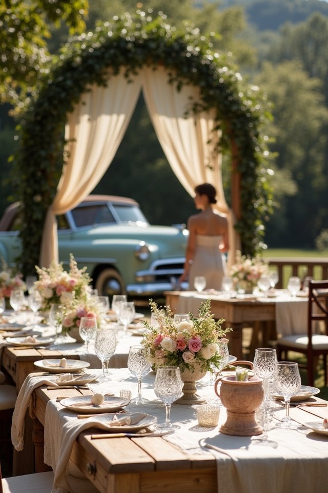 nostalgic vintage wedding themes