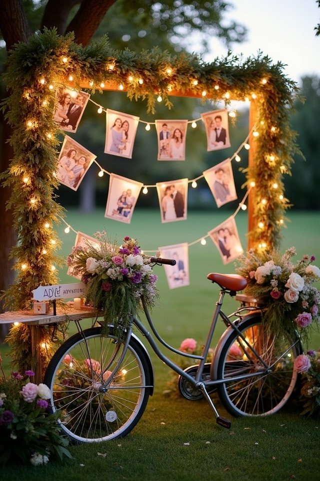 nostalgic wedding memory display