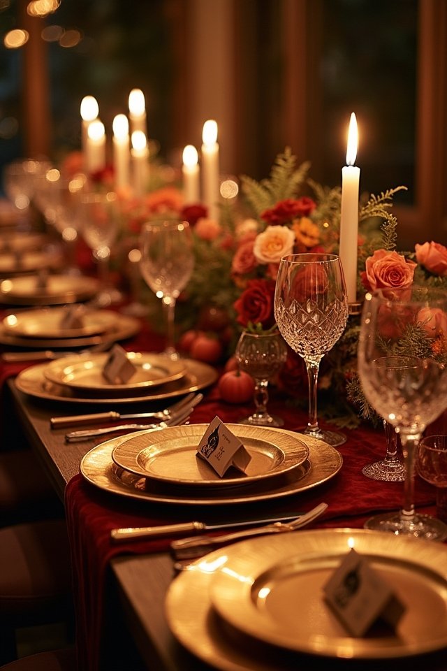 october rust table decor