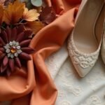 october rust wedding attire