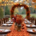 october rust wedding decor