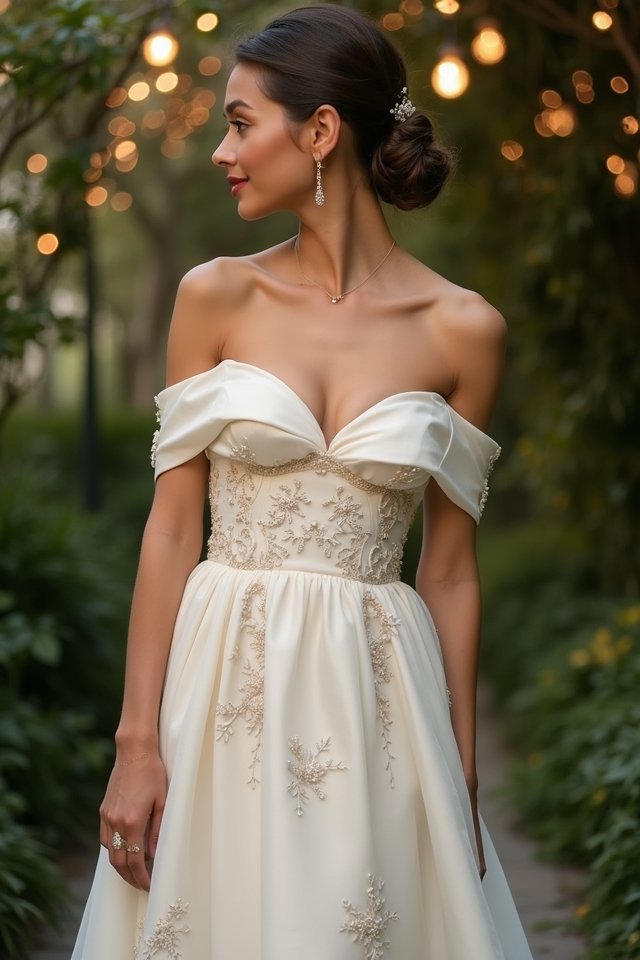 off the shoulder elegance elevated