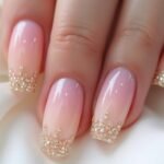 ombre engagement nail designs