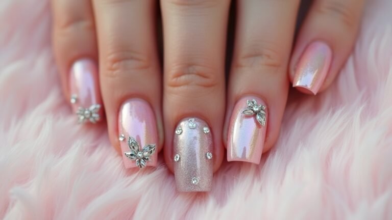 ombre nails for brides