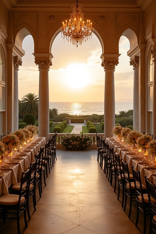 opulent coastal wedding venue