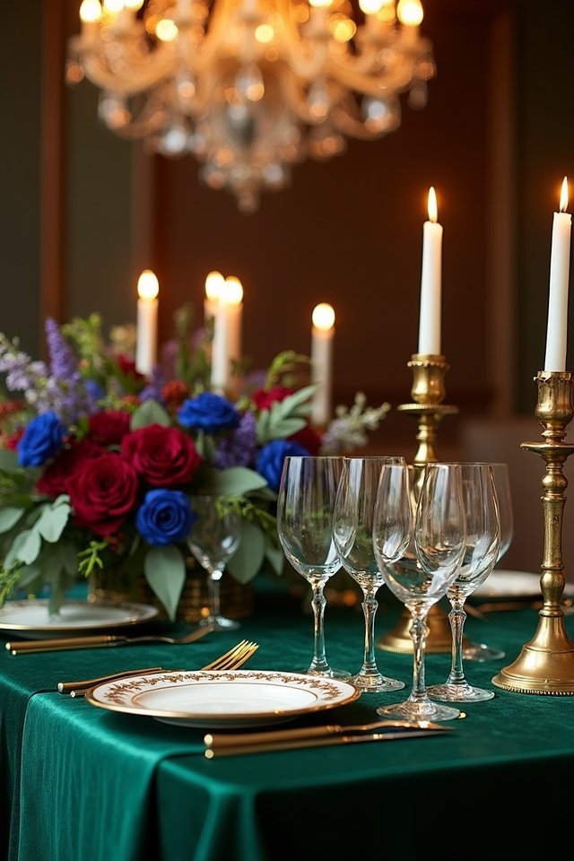 opulent jewel tones elegance