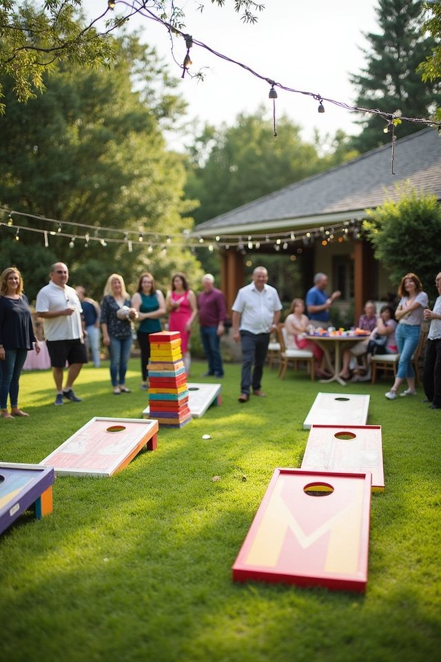 outdoor reception lawn games