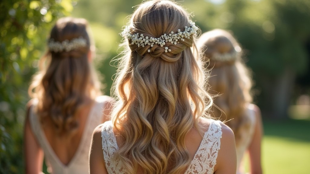 outdoor wedding bride hairstyles