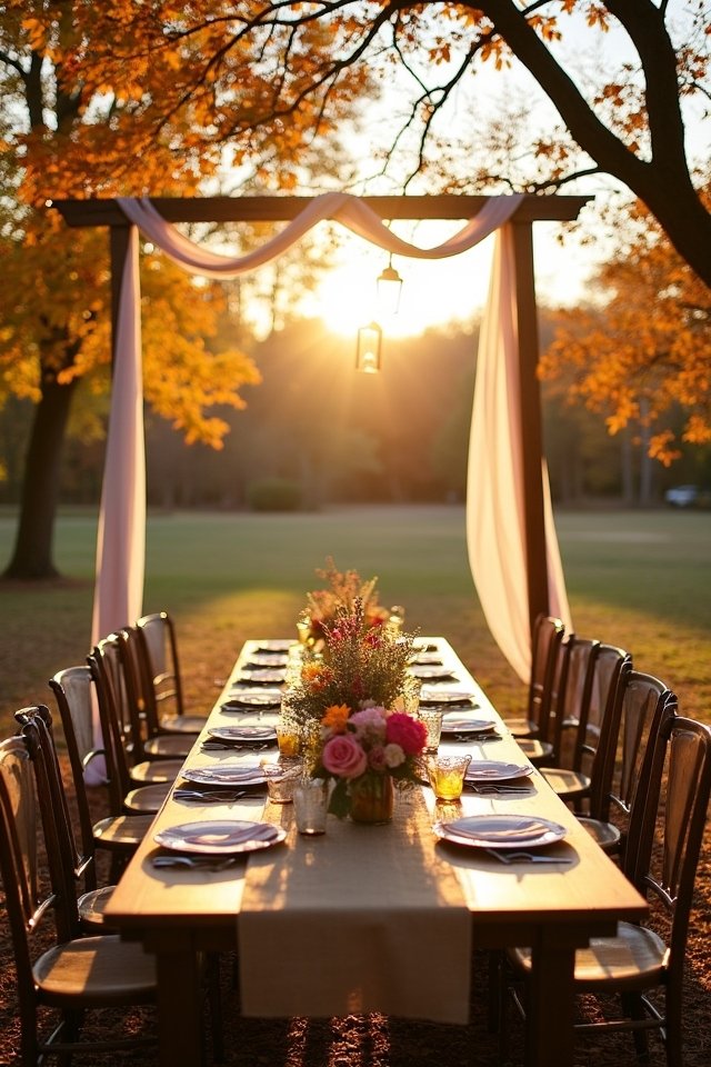 outdoor wedding rustic charm