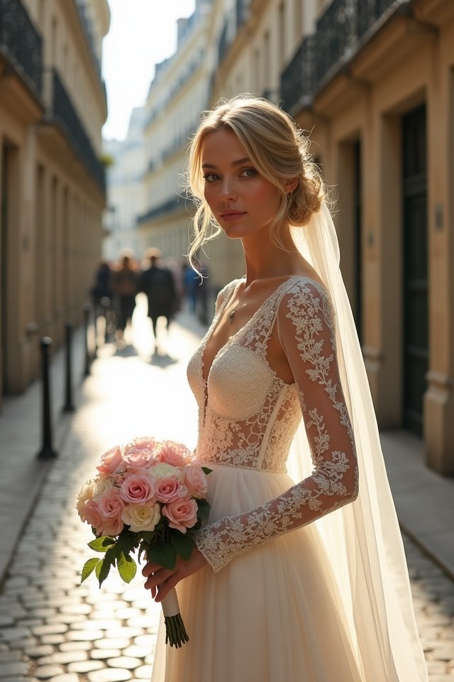 parisian elegance for brides
