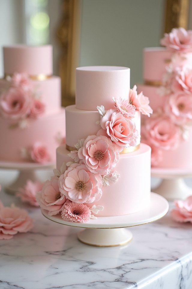 pastel pink buttercream elegance