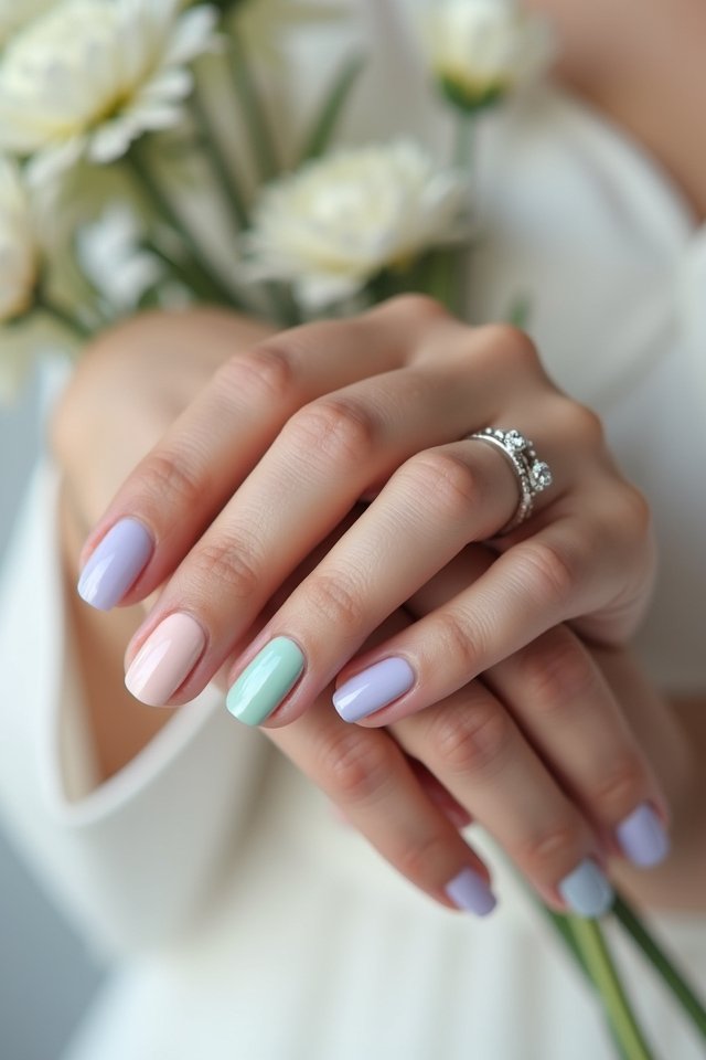 pastel shades for elegance