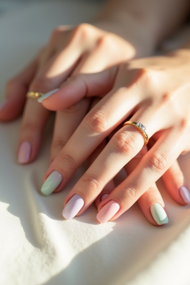 pastel shades for engagement