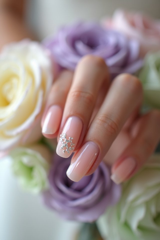 pastel wedding day elegance