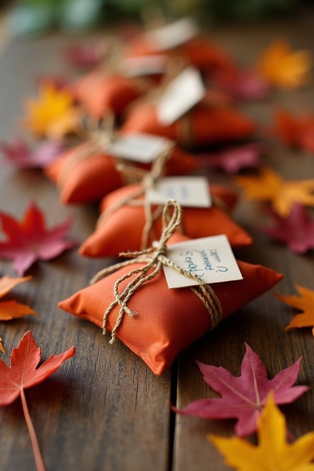 personalized autumn themed favors