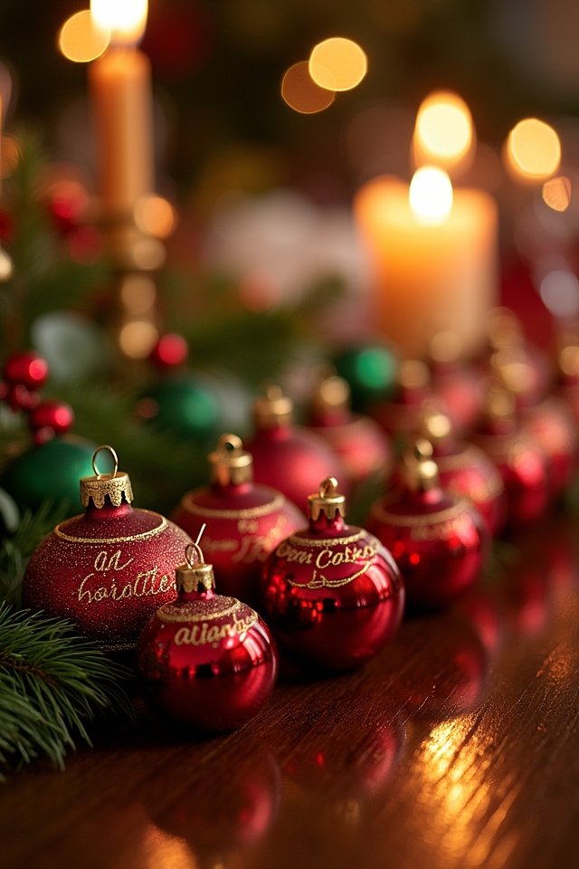 personalized christmas wedding favors