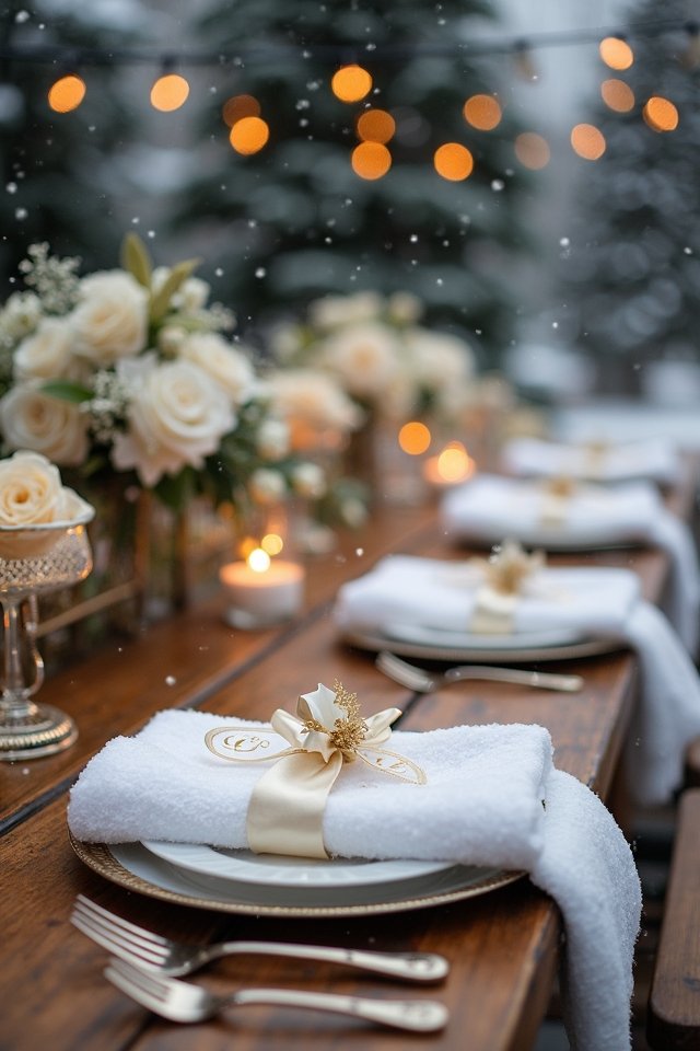 personalized cozy wedding favors