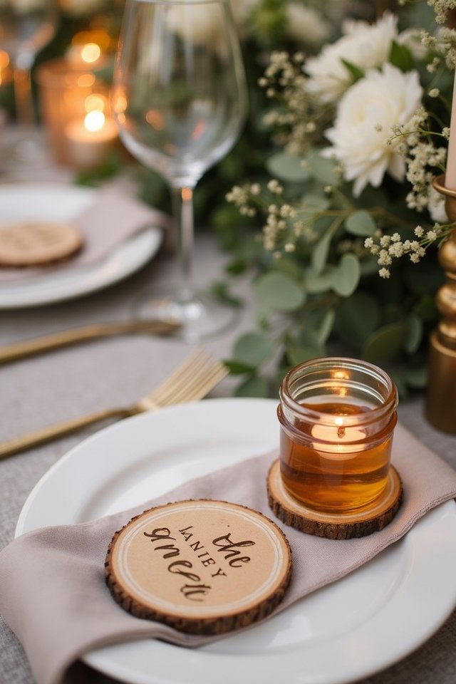 personalized favors enhance decor