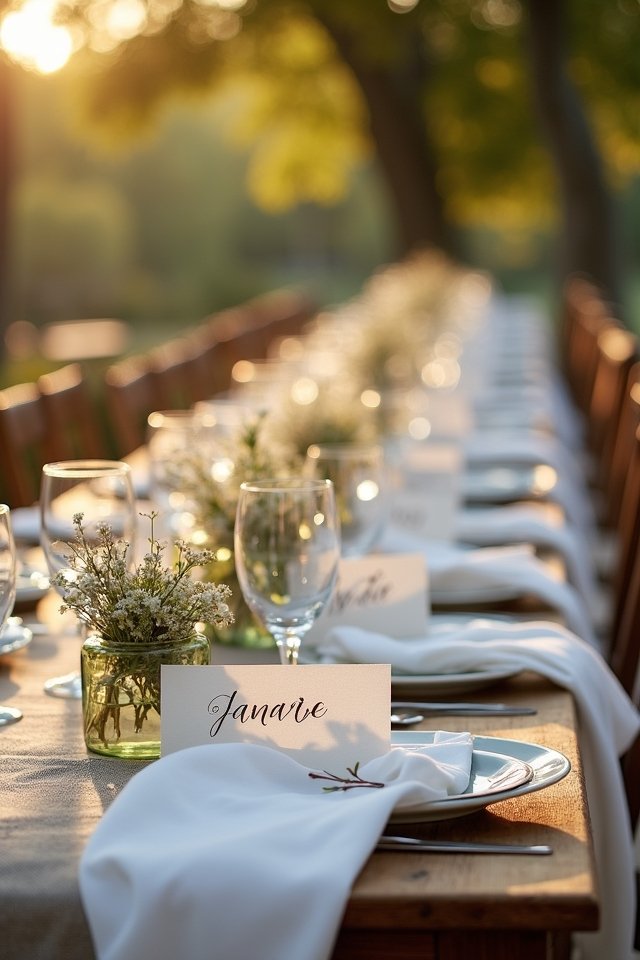personalized handwritten place cards