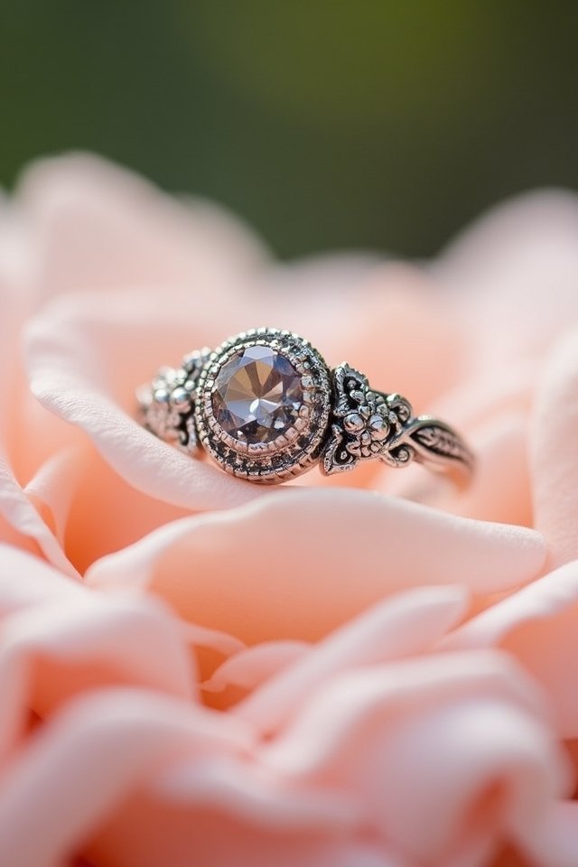 personalized love story rings