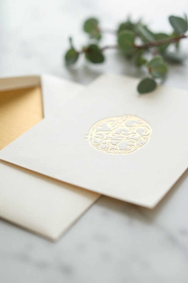 personalized monogrammed invitations elegance