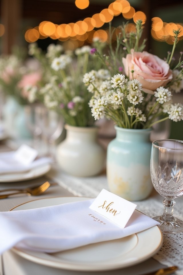 personalized romantic table d cor