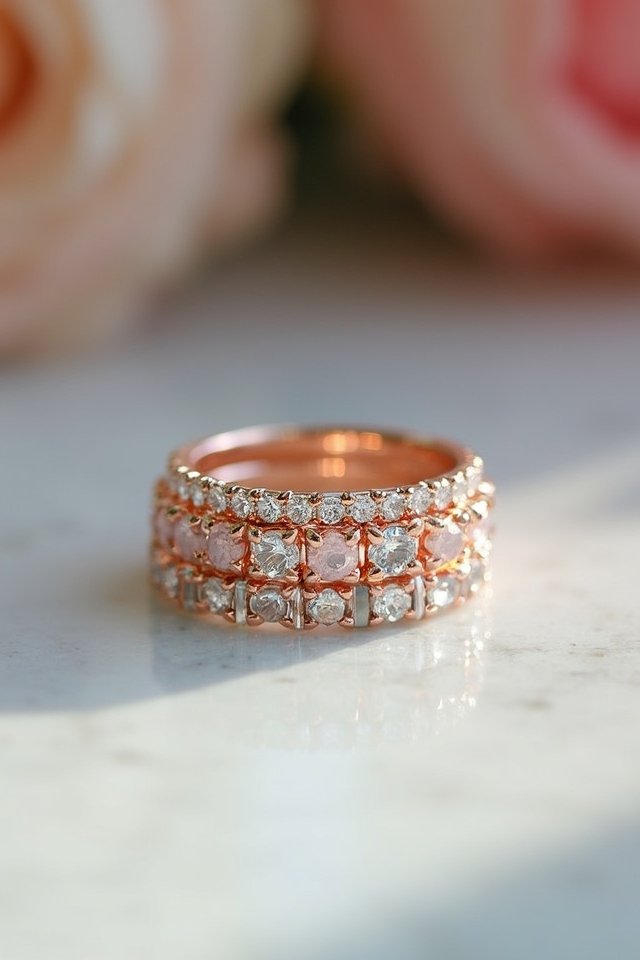 personalized stackable ring collection
