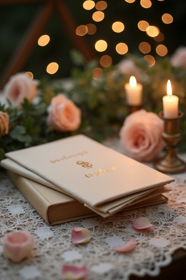 personalized vow book treasures