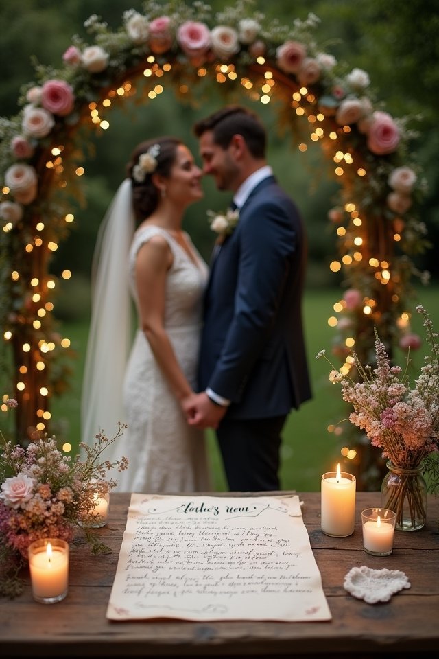 personalized vows and rituals