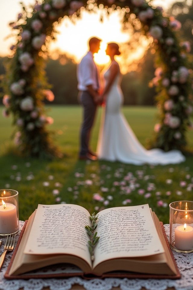 personalized vows unique love story