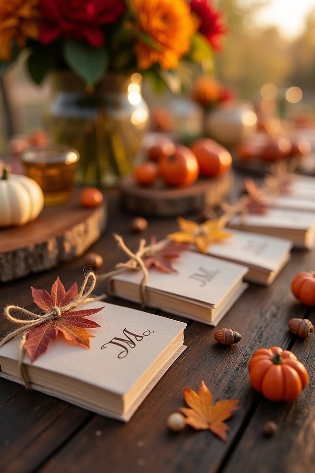 personalized wedding favors notebooks
