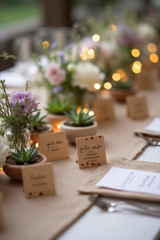personalized wedding name cards