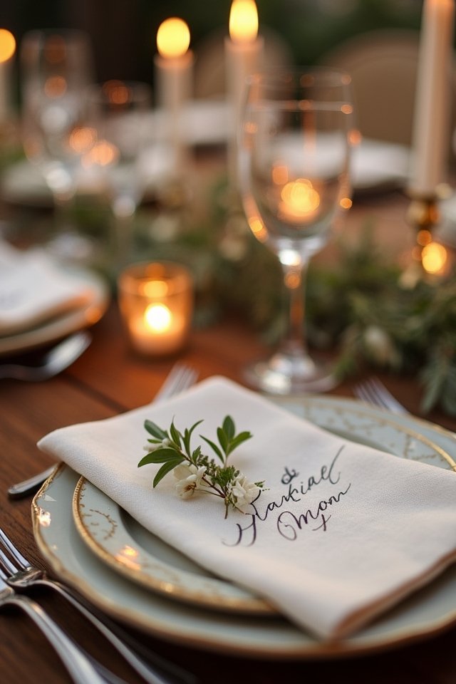 personalized wedding place cards